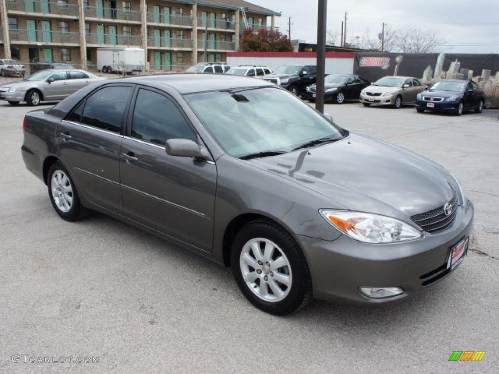 2003 Camry XLE - Phantom Gray Pearl / Stone photo #6