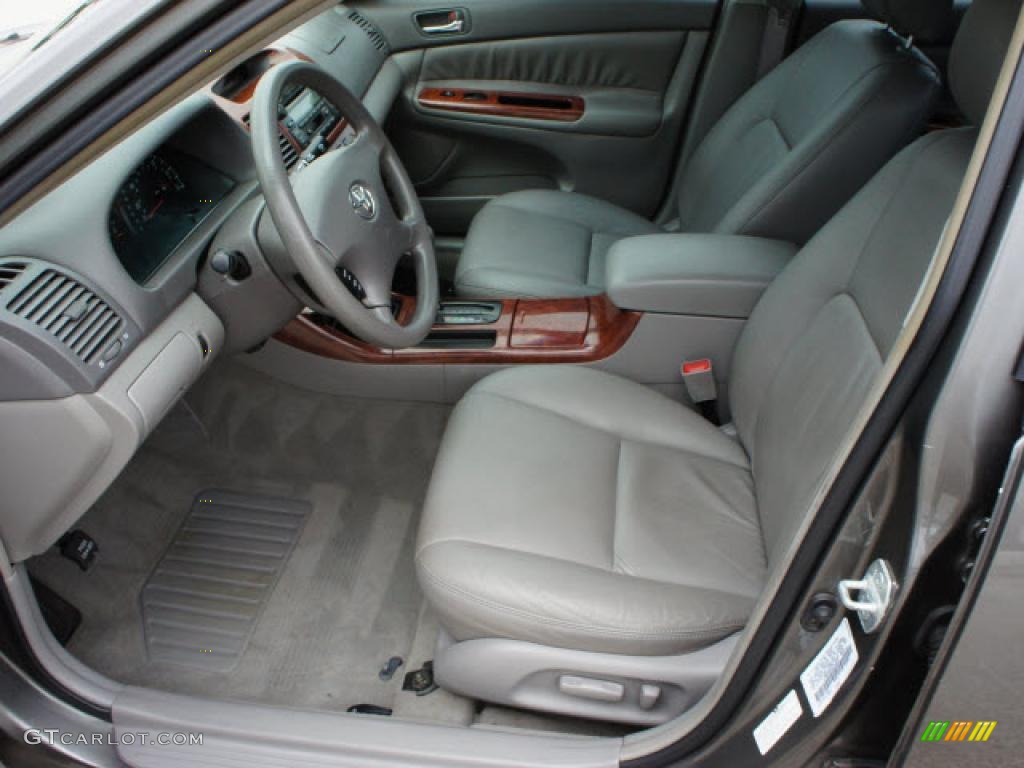 2003 Camry XLE - Phantom Gray Pearl / Stone photo #10