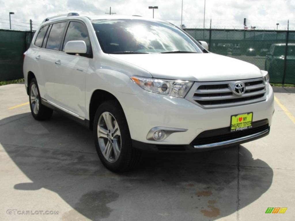 2011 Highlander Limited - Blizzard White Pearl / Sand Beige photo #1