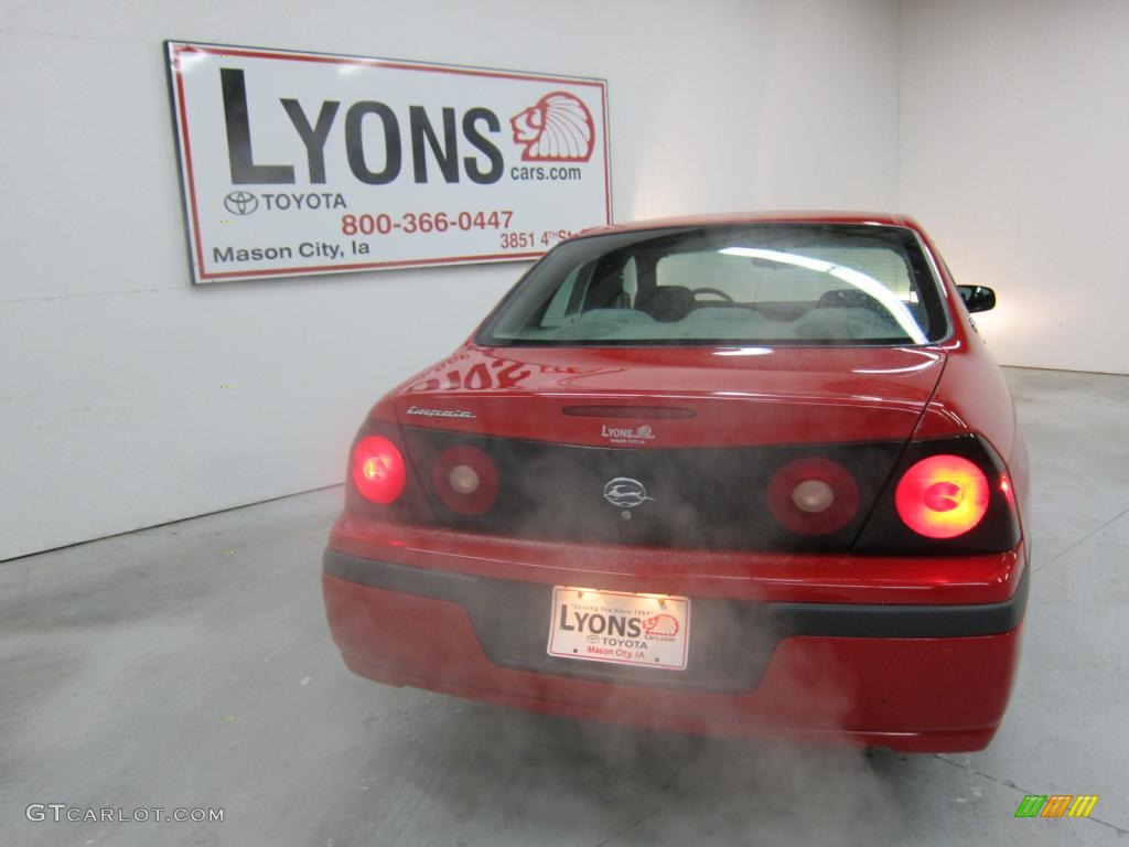 2004 Impala  - Victory Red / Medium Gray photo #7