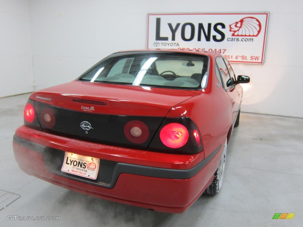 2004 Impala  - Victory Red / Medium Gray photo #10