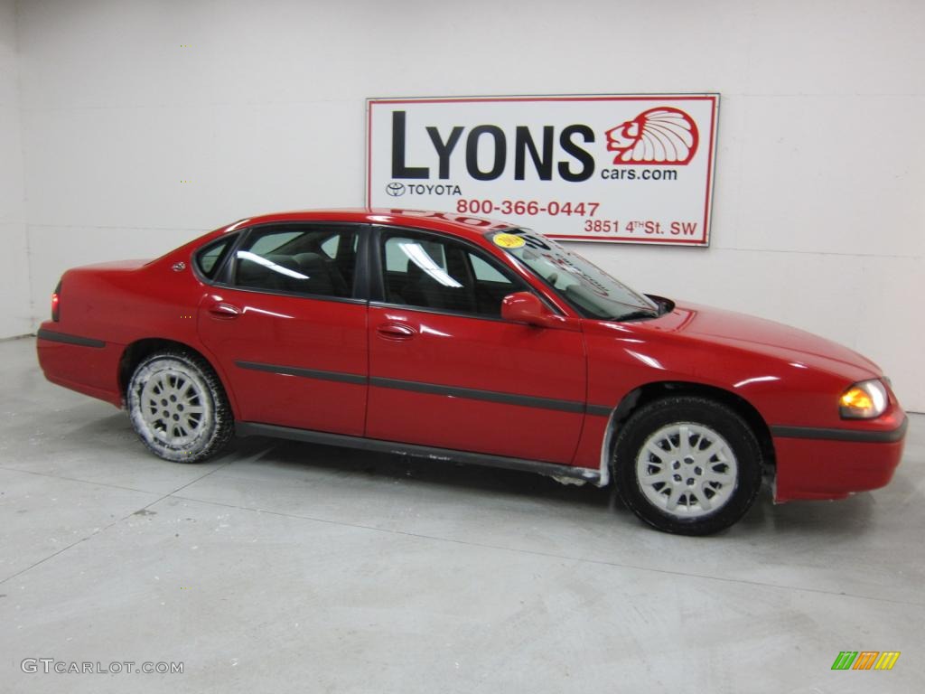 2004 Impala  - Victory Red / Medium Gray photo #14