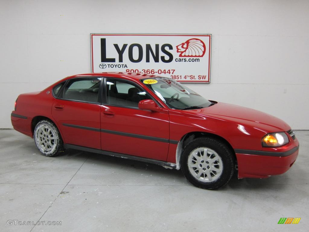 2004 Impala  - Victory Red / Medium Gray photo #17