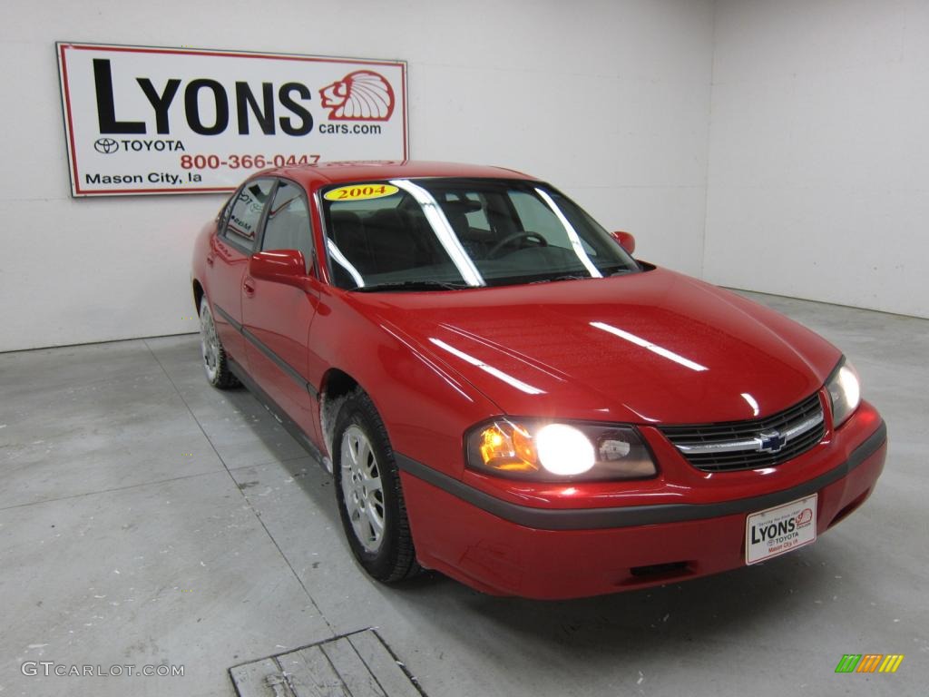 2004 Impala  - Victory Red / Medium Gray photo #20
