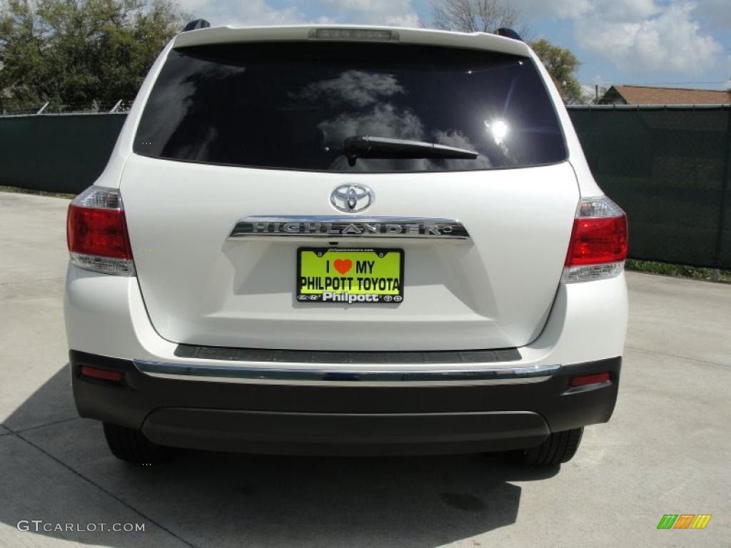 2011 Highlander Limited - Blizzard White Pearl / Ash photo #4