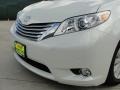 Blizzard White Pearl 2011 Toyota Sienna Limited Exterior