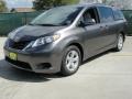 2011 Predawn Gray Mica Toyota Sienna LE  photo #7