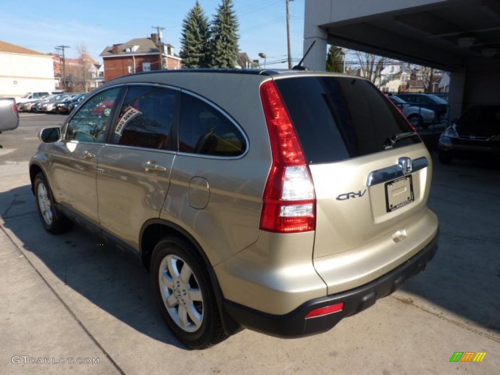 2008 CR-V EX-L 4WD - Borrego Beige Metallic / Ivory photo #2