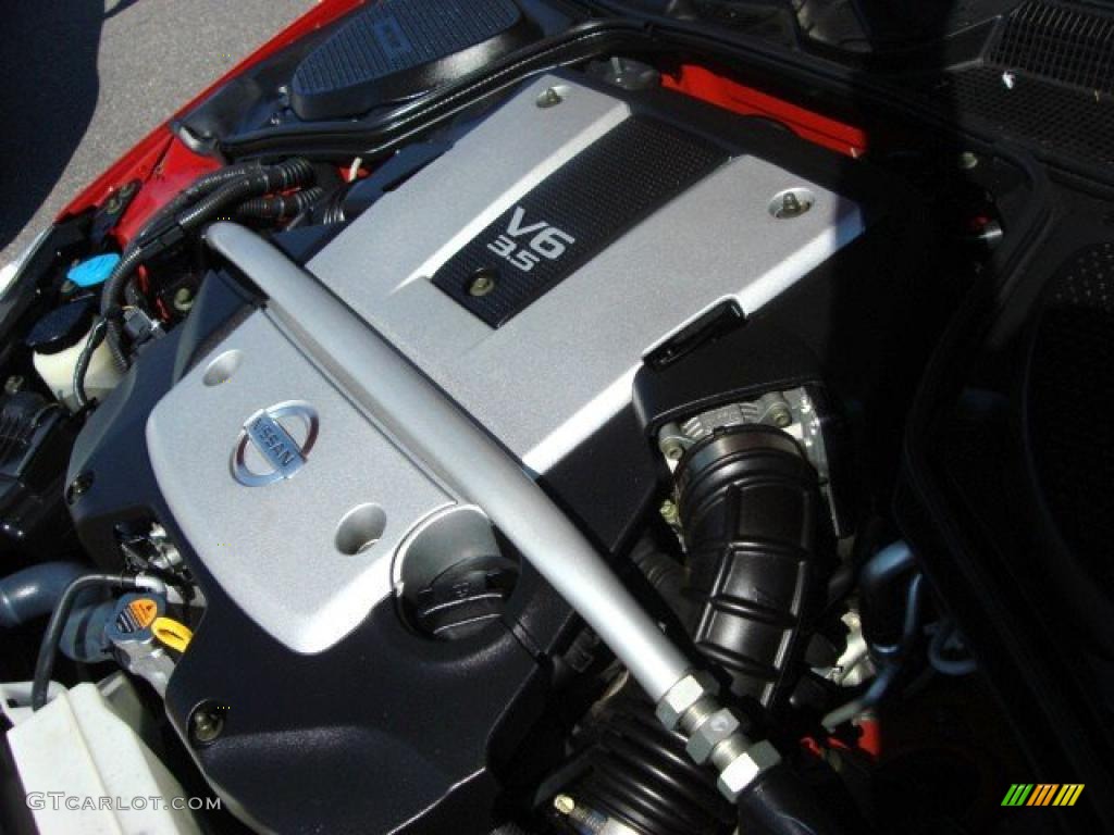 2007 Nissan 350Z Enthusiast Roadster Engine Photos