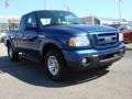 2010 Vista Blue Metallic Ford Ranger Sport SuperCab  photo #1