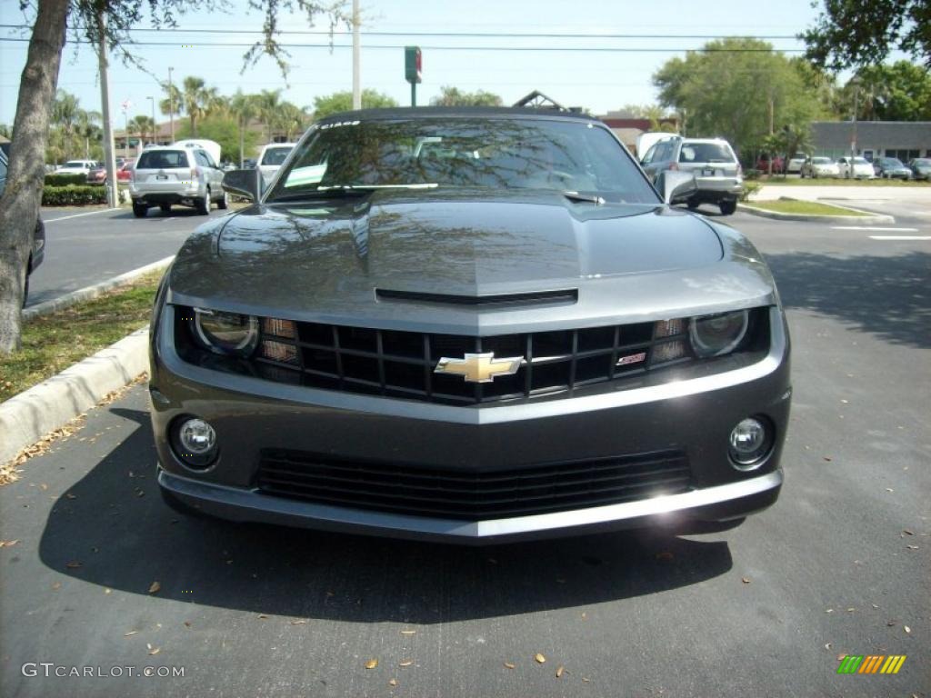 Cyber Gray Metallic 2011 Chevrolet Camaro SS/RS Convertible Exterior Photo #46874333