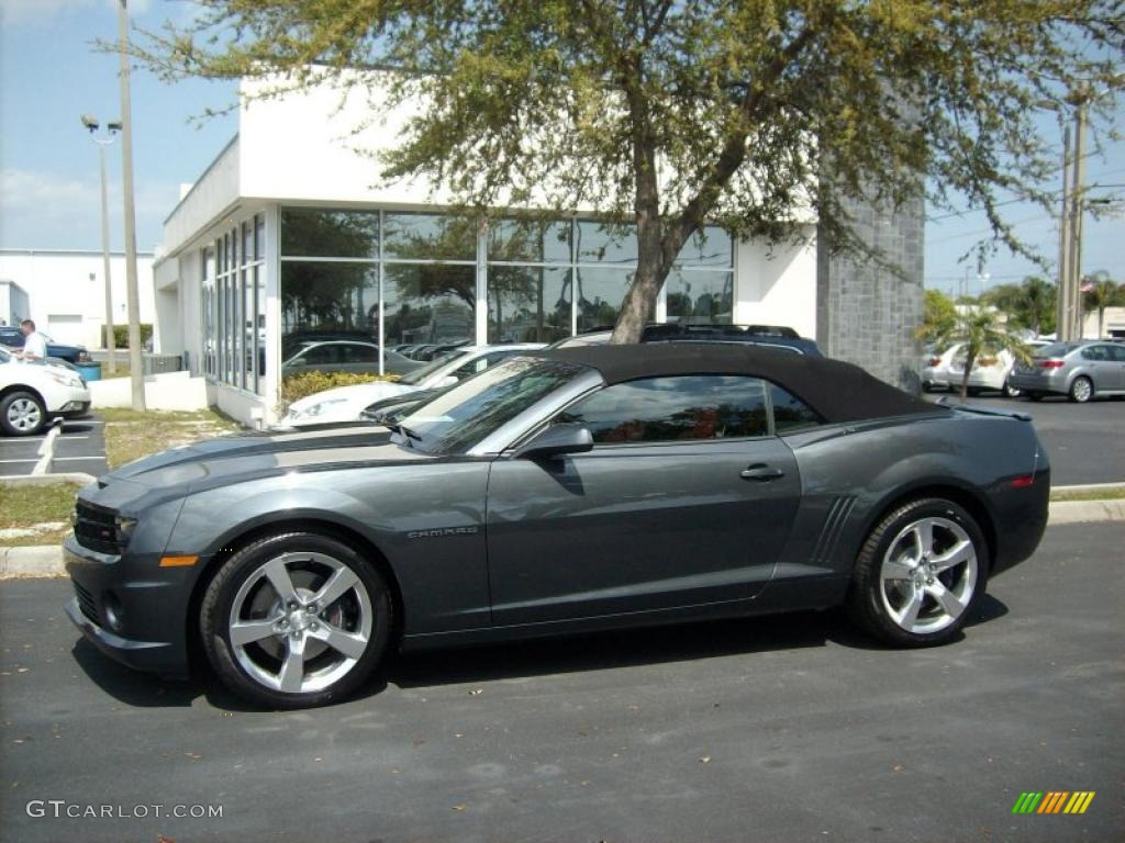 Cyber Gray Metallic 2011 Chevrolet Camaro SS/RS Convertible Exterior Photo #46874351