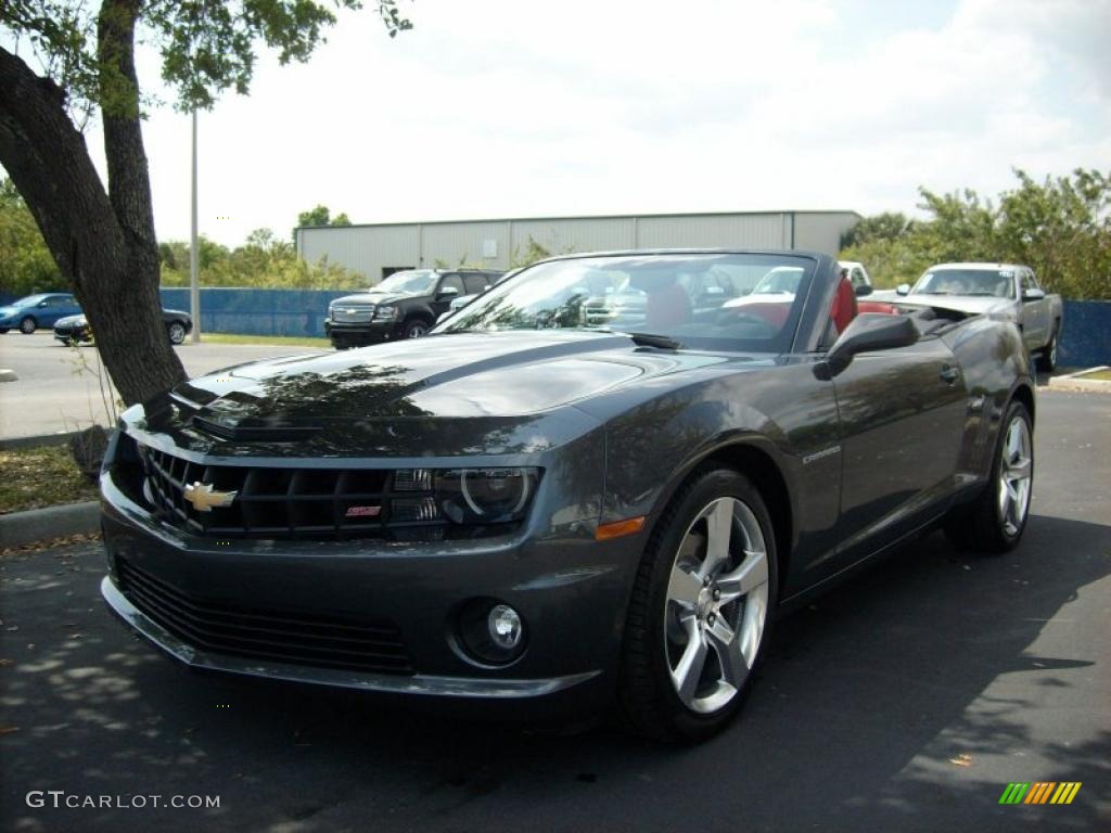 Cyber Gray Metallic 2011 Chevrolet Camaro SS/RS Convertible Exterior Photo #46874381