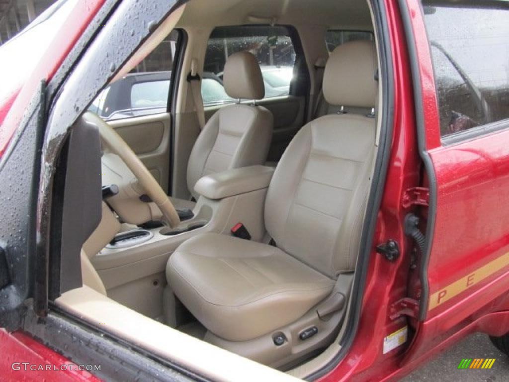 Medium/Dark Pebble Interior 2007 Ford Escape Limited Photo #46875428