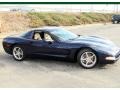 2001 Navy Blue Metallic Chevrolet Corvette Coupe  photo #6