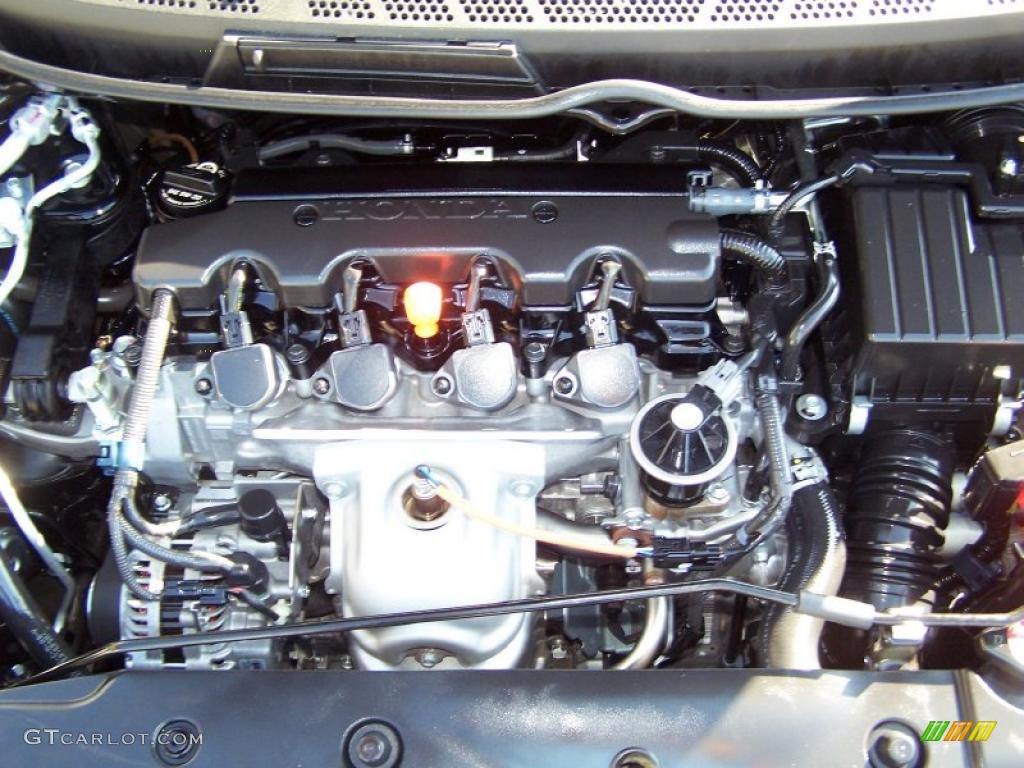 2010 Civic LX Coupe - Crystal Black Pearl / Gray photo #6