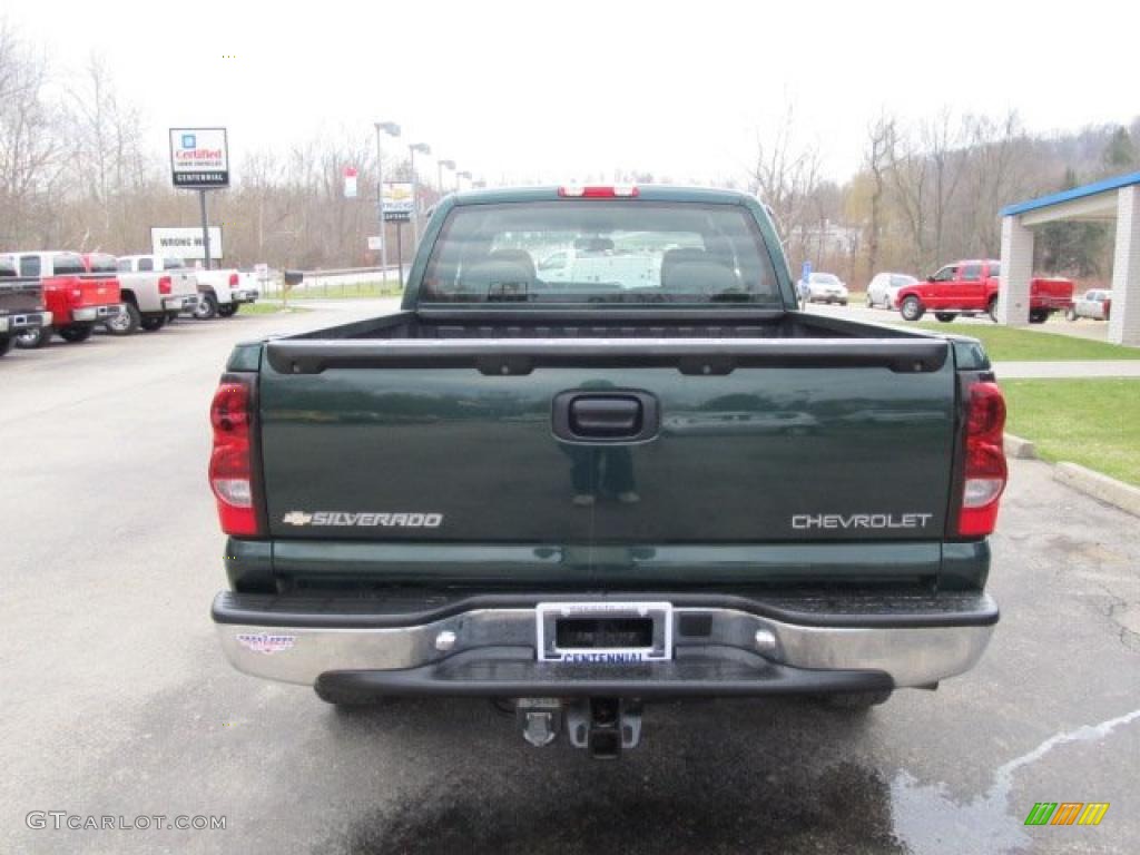 2004 Silverado 1500 LT Extended Cab 4x4 - Dark Green Metallic / Medium Gray photo #3