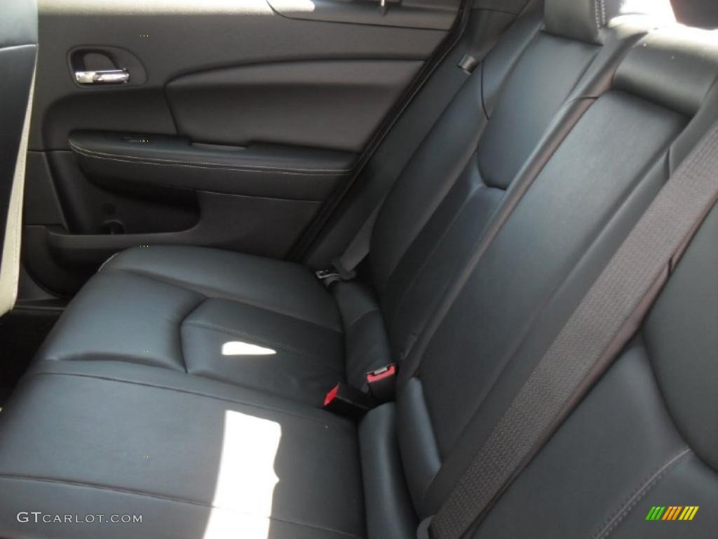 Black Interior 2011 Dodge Avenger Lux Photo #46877039