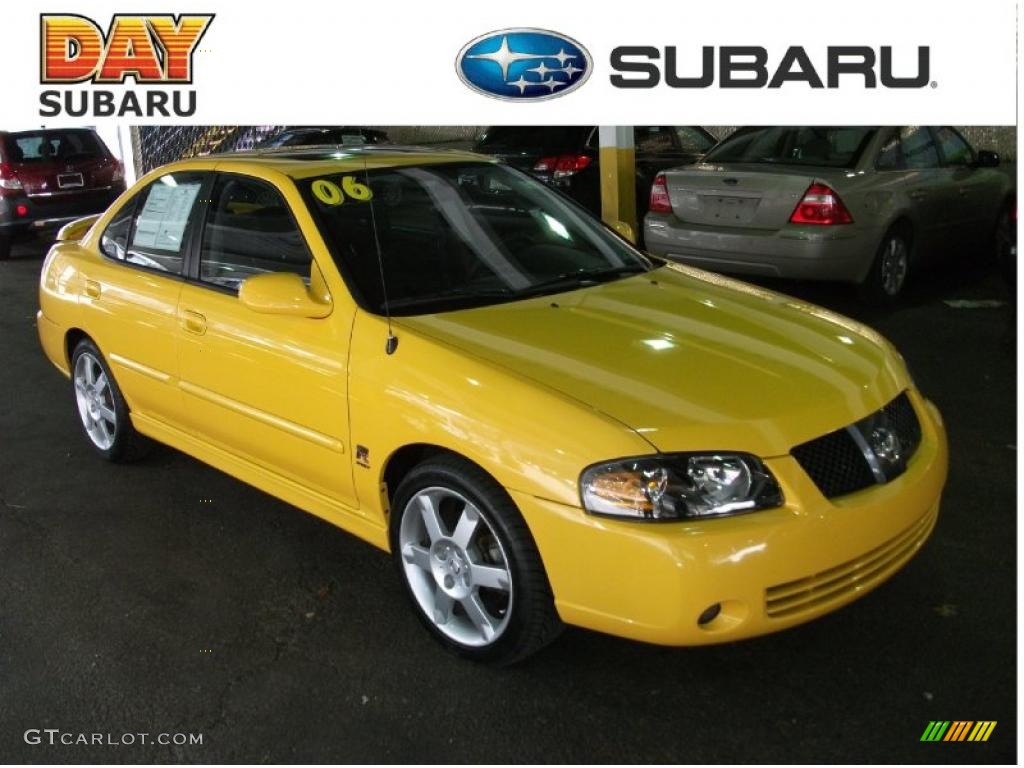 Sunburst Yellow Nissan Sentra