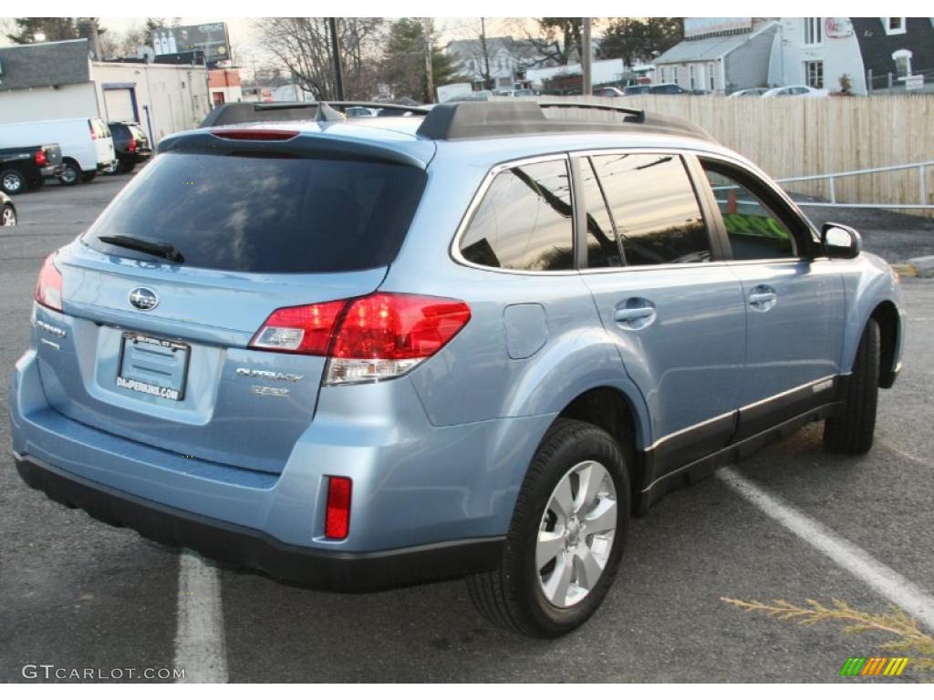 2011 Outback 2.5i Limited Wagon - Sky Blue Metallic / Off Black photo #7