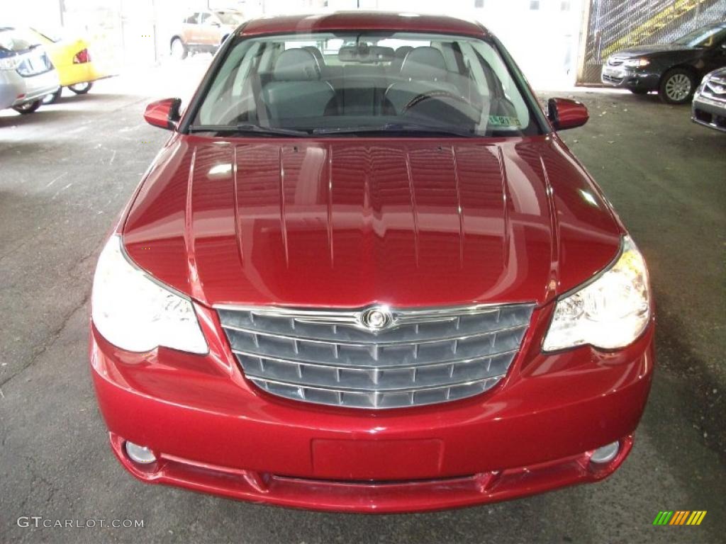 Inferno Red Crystal Pearl 2008 Chrysler Sebring Limited AWD Sedan Exterior Photo #46877795