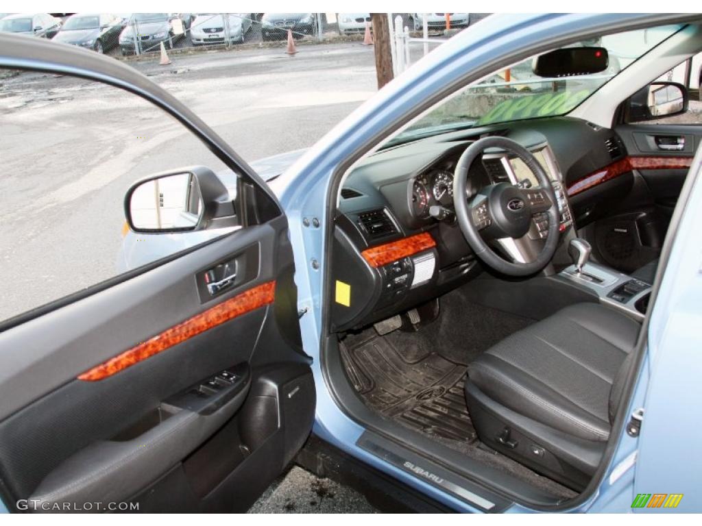 Off Black Interior 2011 Subaru Outback 2.5i Limited Wagon Photo #46877846