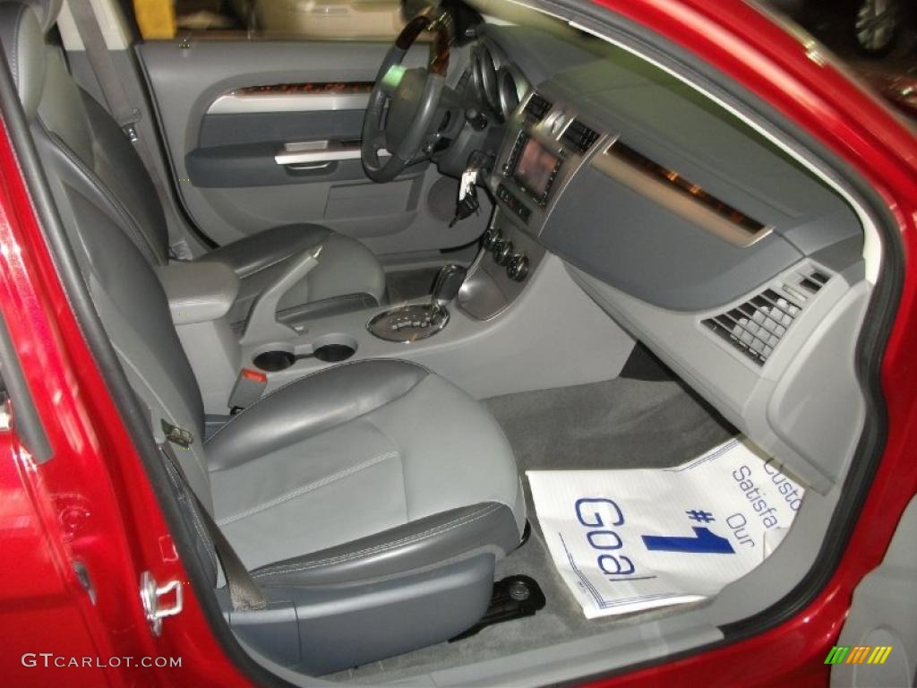 2008 Sebring Limited AWD Sedan - Inferno Red Crystal Pearl / Dark Slate Gray/Light Slate Gray photo #16
