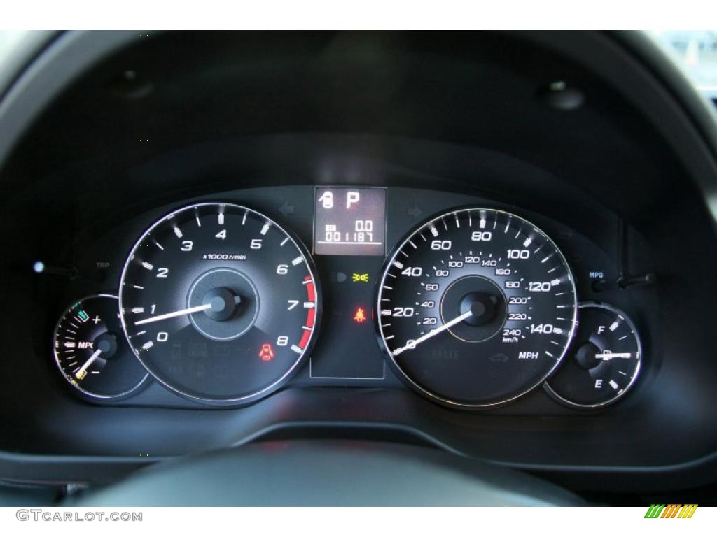 2011 Subaru Outback 2.5i Limited Wagon Gauges Photo #46878041