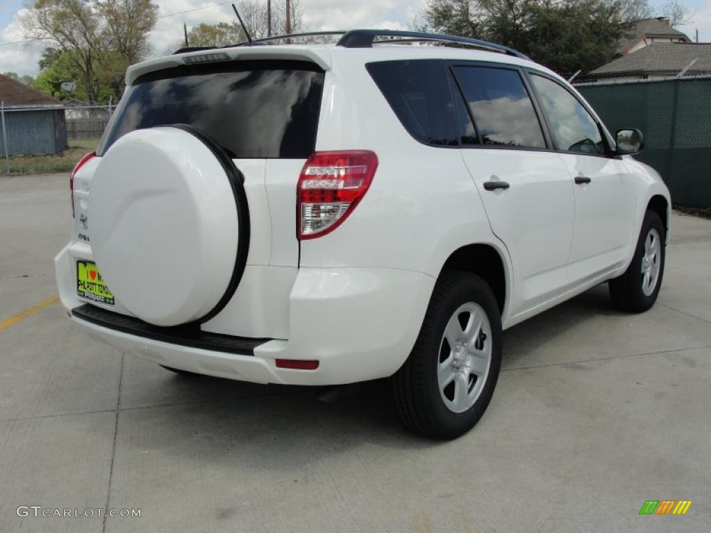 2011 RAV4 I4 - Super White / Ash photo #3