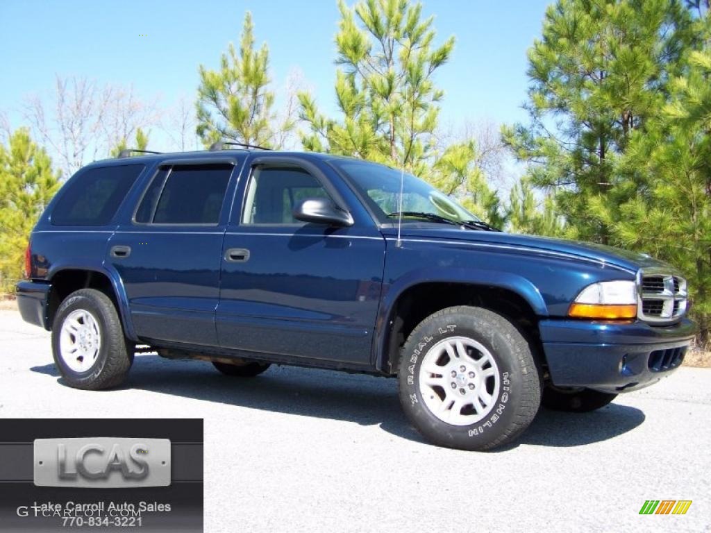 2003 Durango SLT - Patriot Blue Pearlcoat / Sandstone photo #1