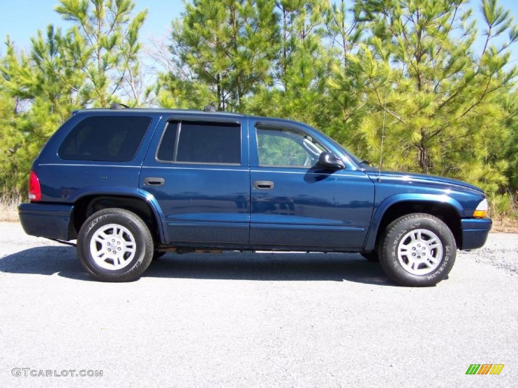Patriot Blue Pearlcoat 2003 Dodge Durango SLT Exterior Photo #46878617