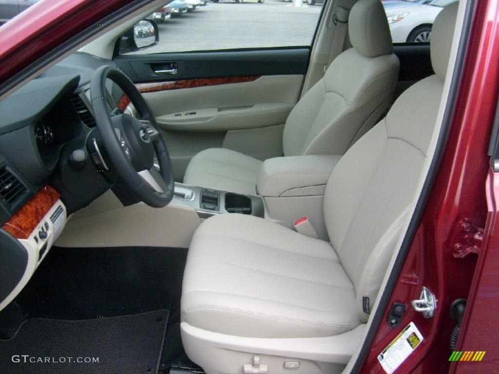 Warm Ivory Interior 2011 Subaru Outback 3.6R Limited Wagon Photo #46879061