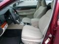 Warm Ivory 2011 Subaru Outback 3.6R Limited Wagon Interior Color