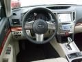 Warm Ivory 2011 Subaru Outback 3.6R Limited Wagon Dashboard