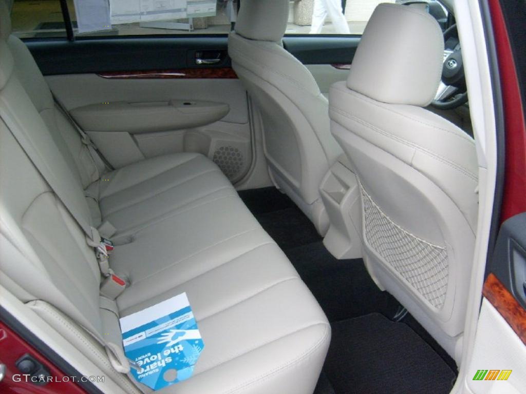 Warm Ivory Interior 2011 Subaru Outback 3.6R Limited Wagon Photo #46879250