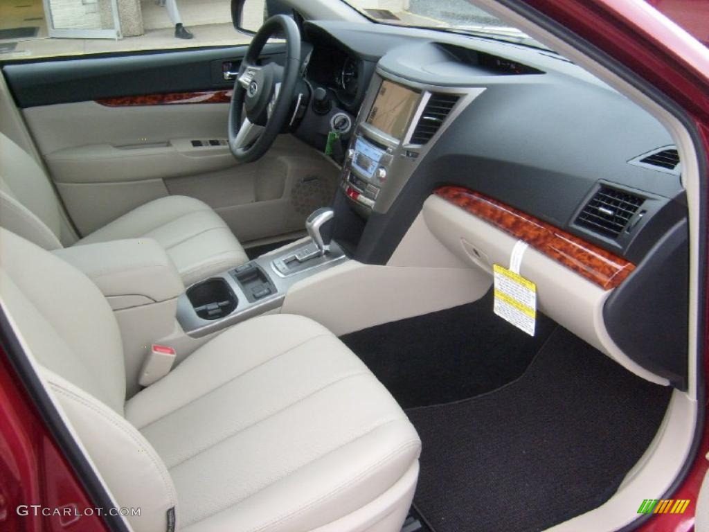 Warm Ivory Interior 2011 Subaru Outback 3.6R Limited Wagon Photo #46879265