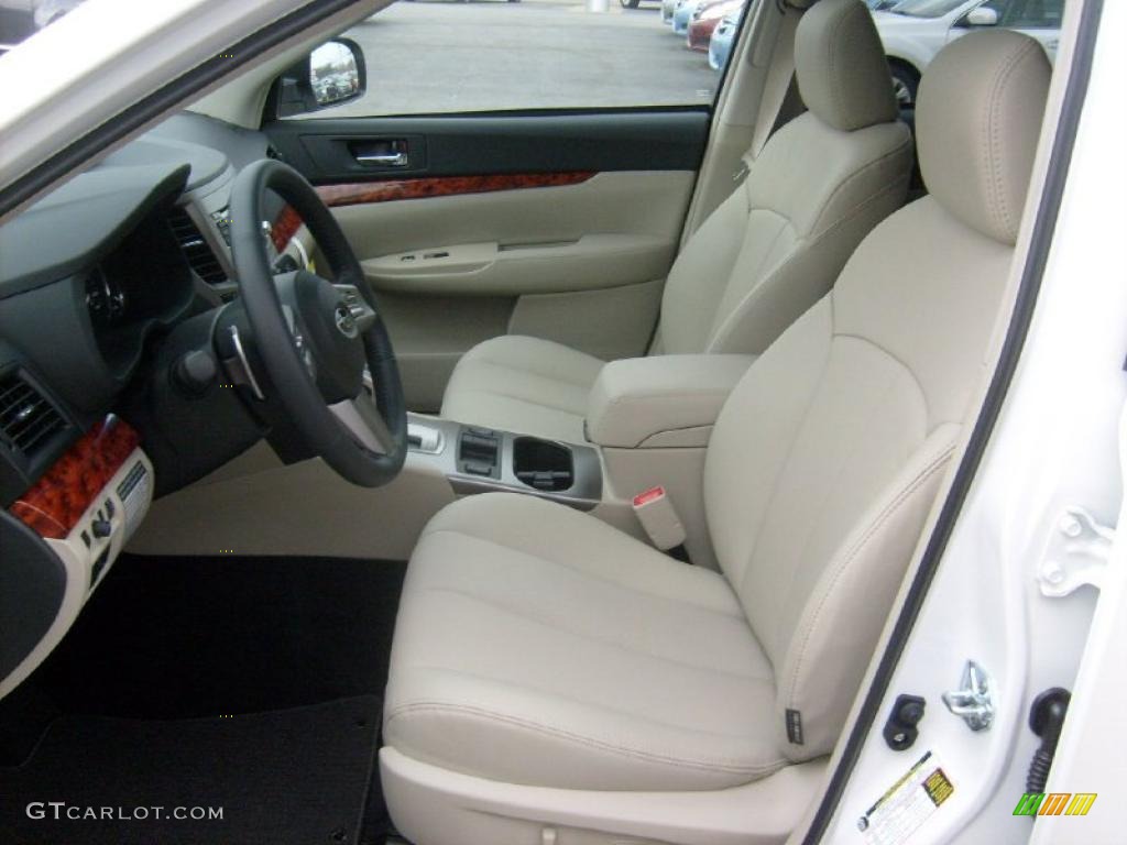 Warm Ivory Interior 2011 Subaru Outback 2.5i Limited Wagon Photo #46879352