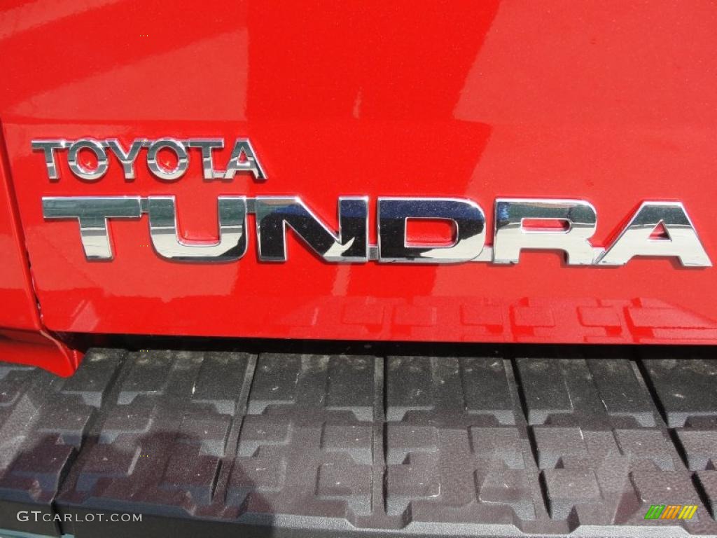 2011 Tundra Double Cab - Barcelona Red Metallic / Graphite Gray photo #15