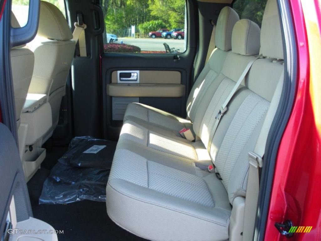 Pale Adobe Interior 2011 Ford F150 XLT SuperCrew Photo #46879502