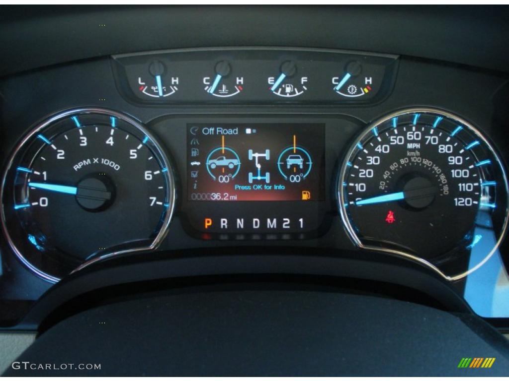 2011 Ford F150 XLT SuperCrew Gauges Photo #46879535