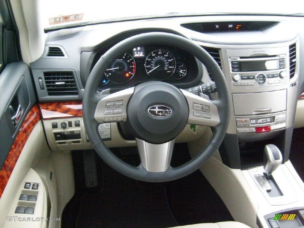 2011 Subaru Outback 2.5i Limited Wagon Warm Ivory Dashboard Photo #46879538