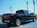 2011 Tuxedo Black Metallic Ford F250 Super Duty Lariat Crew Cab 4x4  photo #3
