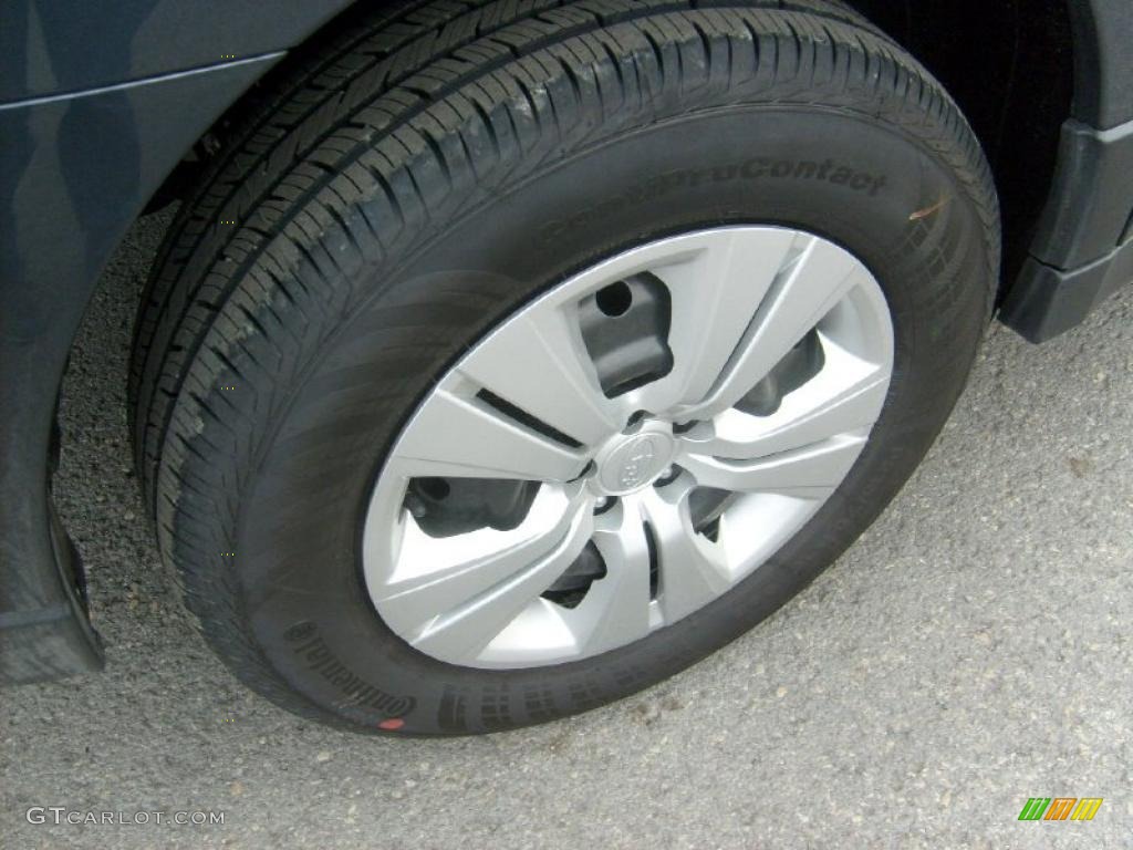 2011 Outback 2.5i Wagon - Graphite Gray Metallic / Off Black photo #12