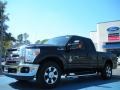 2011 Tuxedo Black Metallic Ford F250 Super Duty Lariat SuperCab  photo #1