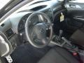  2011 Impreza WRX Sedan Carbon Black Interior