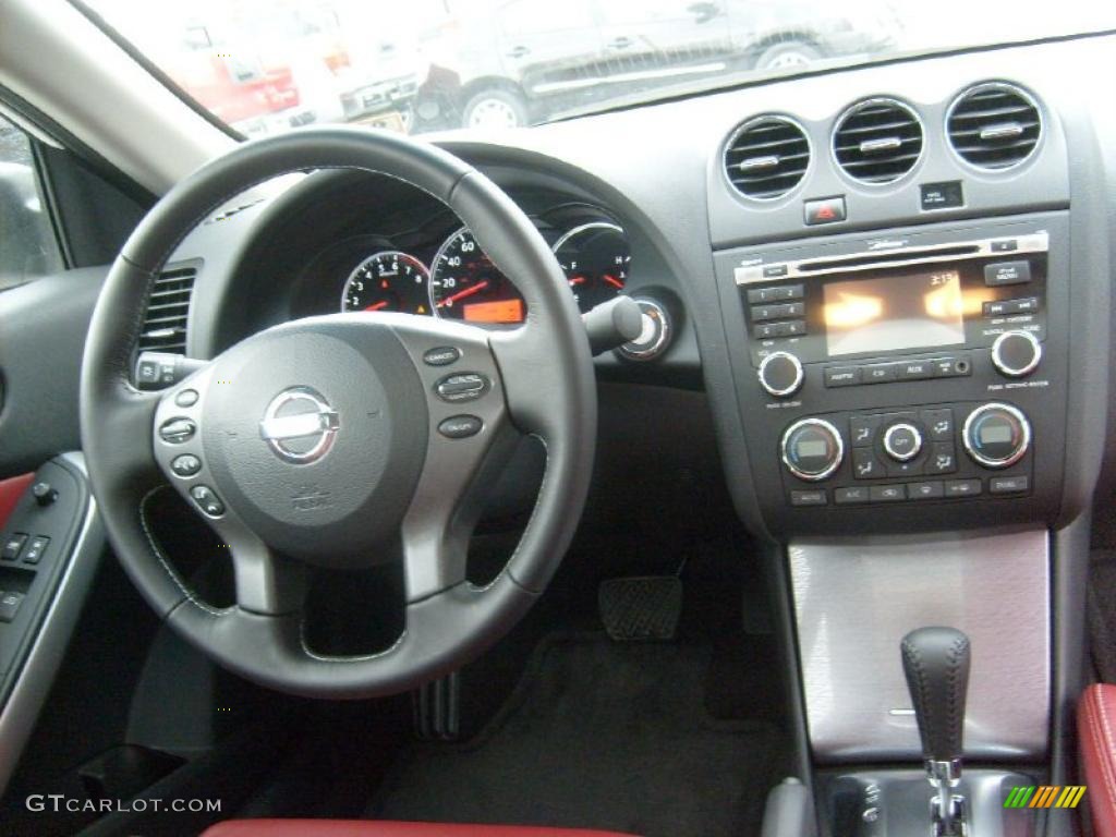 2011 Nissan Altima 2.5 S Coupe Red Dashboard Photo #46880702