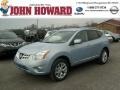2011 Frosted Steel Metallic Nissan Rogue SL AWD  photo #1