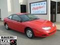 Bright Red 2002 Saturn S Series SC1 Coupe