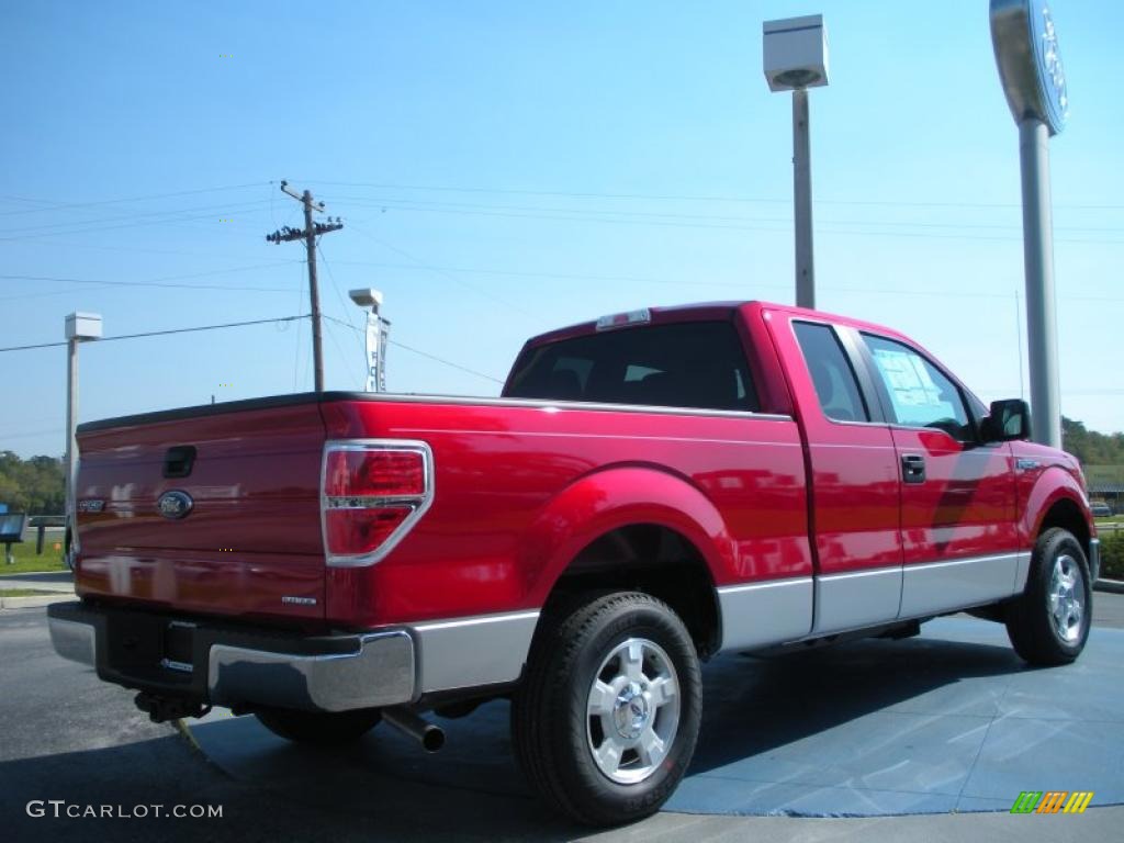 Red Candy Metallic 2011 Ford F150 XLT SuperCab Exterior Photo #46880840