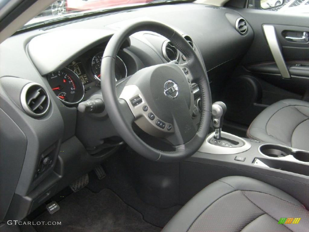 2011 Nissan Rogue SL AWD Black Dashboard Photo #46880972